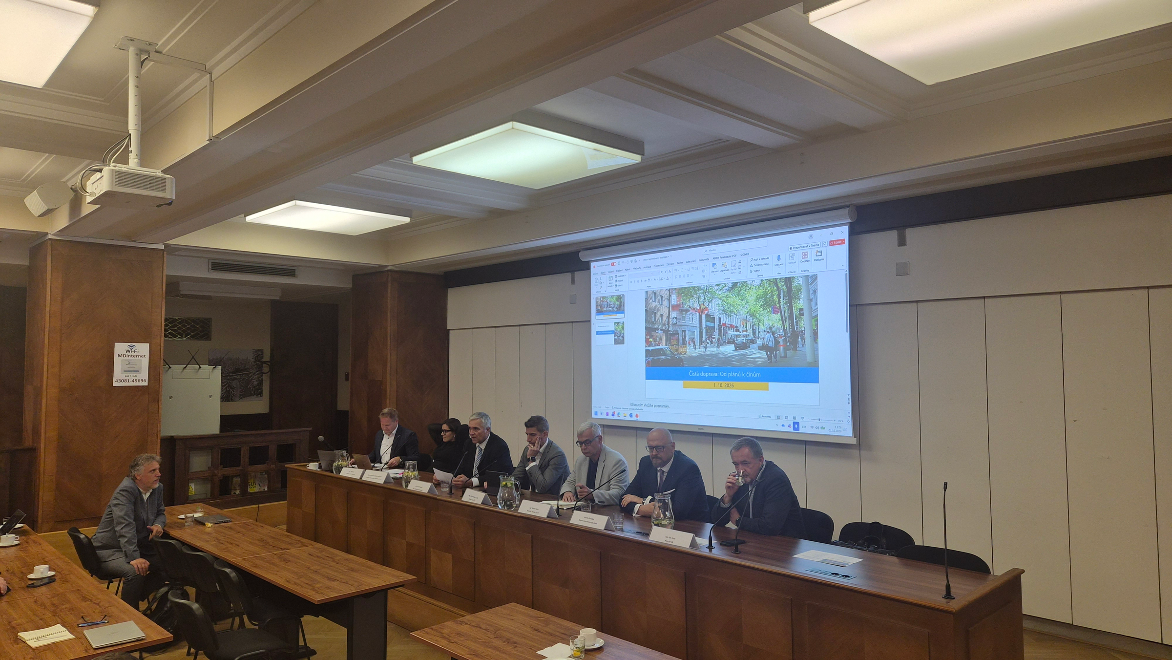 Panelová diskuze na konferenci Čistá doprava